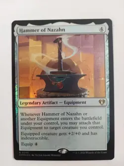 Hammer of Nazahn Commander Masters Foil - Image 1