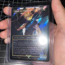Cloud, Ex-SOLDIER (Borderless) (Surge Foil) Commander: Final Fantasy Foil - Image 1