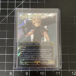Cloud, Ex-SOLDIER (Borderless) (Surge Foil) Commander: Final Fantasy Foil - Image 2