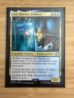Cid, Timeless Artificer (0411) Final Fantasy Regular NM - Image 1