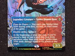 MTG Marvel Spider-Man, Spider-Man 2099 (0216) - Borderless Foil - Image 4