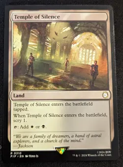 MTG - Temple of Silence - Universes Beyond: Fallout - Pack Fresh!! - Image 1