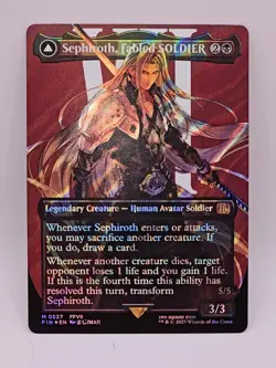 Sephiroth, Fabled SOLDIER (Borderless) (Surge Foil) Final Fantasy Foil - Image 1