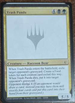 Trash Panda Unknown Event Playtest MTG - Image 1