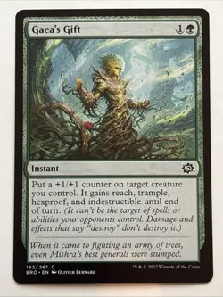 MTG The Brothers' War Gaea's Gift 182/287 NM - Image 1
