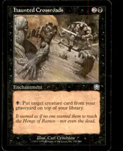 MTG Haunted Crossroads LP Light Play Mercadian Masques [1275] - Image 1