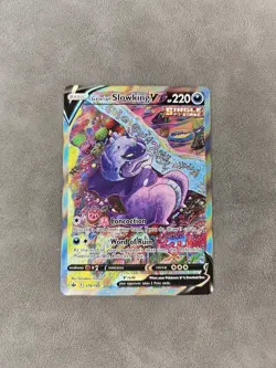 Pokemon TCG Galarian Slowking V 179/198 Alternate Art SWSH Chilling Reign - NM - Image 1