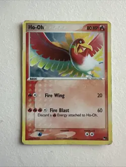 Ho-Oh 1/17 2007 Pop Series 5 Promo Holo Rare Pokemon Card HP - Image 1