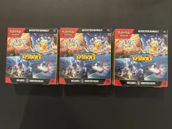 Pokemon Scarlet Violet Surging Sparks Booster Bundle Sealed Lot Of 6 (36 Packs) - Image 1