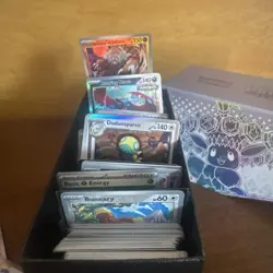 Pokemon Tcg Bulk- Full ETB Box Of Bulk Cards. Mostly Prismatic Evolutions. - Image 3