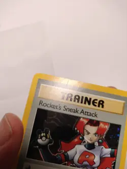 Pokemon Team Rocket TCG Rocket's Sneak Attack Holo 1st Edition Rare WOTC LP - Image 3
