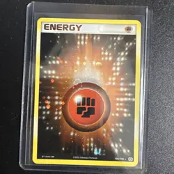 Pokemon Card - Fighting Energy Emerald 106/106 Reverse Holo - Image 1