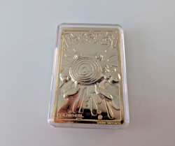 Vtg 23k Gold Plated Poliwhirl Pokemon Card Promo Burger King 1999 Sealed w/COA - Image 4