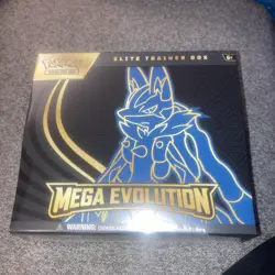 Pokemon Mega Evolution ETB Elite Trainer Box Sealed IN HAND Lucario - Image 1