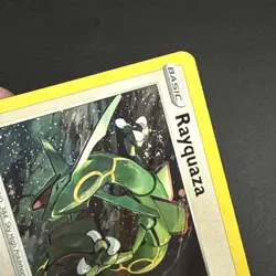 Pokemon TCG Rayquaza SWSH029 Black Star Promo Cosmos Holo - Swirl - Slight Issue - Image 2