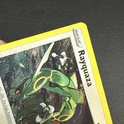 Pokemon TCG Rayquaza SWSH029 Black Star Promo Cosmos Holo - Swirl - Slight Issue - Image 3
