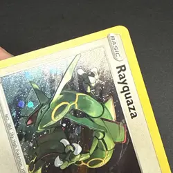 Pokemon TCG Rayquaza SWSH029 Black Star Promo Cosmos Holo - Swirl - Slight Issue - Image 4