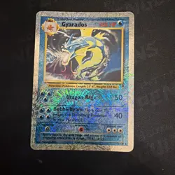 2002 Pokemon Legendary Collection Gyarados 12/110 Reverse Holo - Image 1