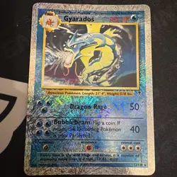 2002 Pokemon Legendary Collection Gyarados 12/110 Reverse Holo - Image 2