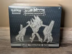 Pokemon TCG Sun & Moon Burning Shadows Elite Trainer Box Factory Sealed SM3 - Image 1