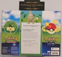 Pokemon Go Alolan Exeggutor V Collection Box 4 Booster Pack Set New & Sealed 820650850547 - Image 2