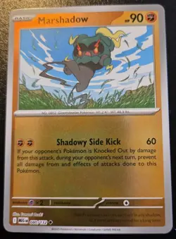 Marshadow 080/132 Reverse Holo Uncommon Mega Evolution Pokemon TCG - Image 1