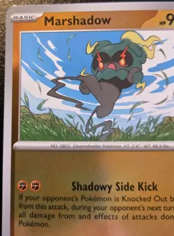 Marshadow 080/132 Reverse Holo Uncommon Mega Evolution Pokemon TCG - Image 2