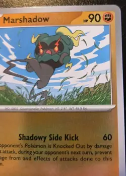 Marshadow 080/132 Reverse Holo Uncommon Mega Evolution Pokemon TCG - Image 3