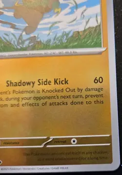 Marshadow 080/132 Reverse Holo Uncommon Mega Evolution Pokemon TCG - Image 5