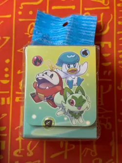 POKEMON CENTER JAPAN PALDEA STARTERS DECK BOX QUAXLY/FUECOCO/SPRIGATITO NEW - Image 1