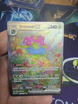 2023 Pokemon Scarlet & Violet 151 Special Illustration Rare SIR Venusaur ex #198 - Image 1