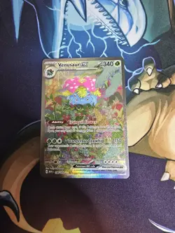 2023 Pokemon Scarlet & Violet 151 Special Illustration Rare SIR Venusaur ex #198 - Image 2
