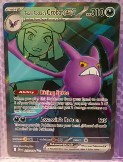2 Pokemon TCG Destined Rivals , Ultra Rares Ethan's Ho-oh Ex 209 & Crobat Ex 217 - Image 3