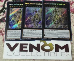 3x (M/NM) Dingirsu, the Orcust of the Evening Star RA01-EN040 Secret Rare YuGiOh - Image 1