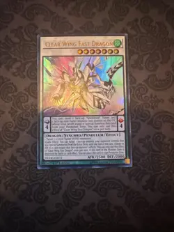 Clear Wing Fast Dragon - DUDE-EN011 - Ultra Rare - 1st Edition YuGiOh! Duel - Image 1