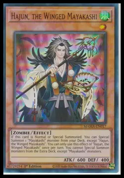 Magnificent Mavens #MAMA-EN017 Hajun, the Winged Mayakashi Yugioh - Image 1