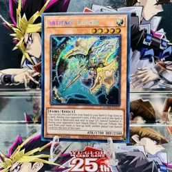 Yugioh Artifact Lancea BLMM-EN125 Secret Rare 1st Ed Near Mint - Image 1
