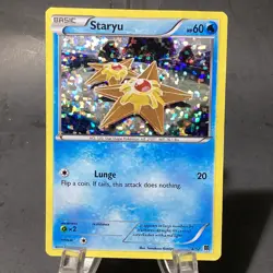 Staryu 4/12 McDonalds 2015 Promos Holo Rare Pokemon Card DMG - Image 1