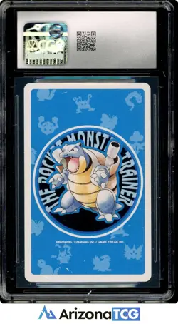 Pokemon 1998 Metapod #011 2 of Diamonds Playing Cards Blue Deck Japanese CGC 9.5 - Image 2