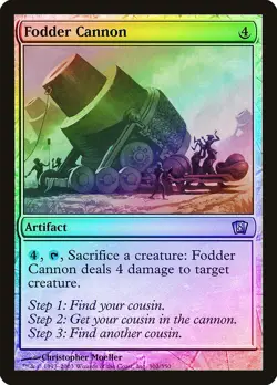 Fodder Cannon FOIL 8th Edition PLD Artifact Uncommon MAGIC MTG CARD ABUGames - Image 1