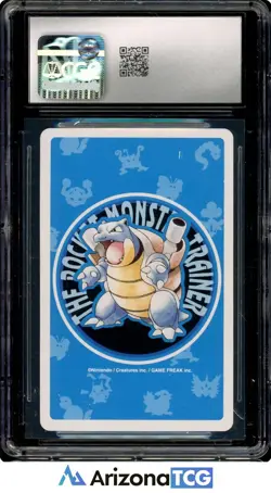 Pokemon 1998 Lickitung 6 of Clubs Playing Cards Blue Deck Japanese CGC 9 - Image 2