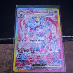 Pokemon Sylveon EX TCG Prismatic Evolutions Holo Rare Card 156/131 SV - Image 1