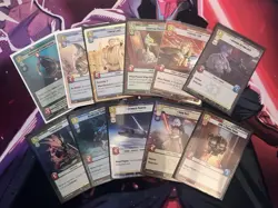 Star Wars: Unlimited Hyperspace & Hyperspace Foil Card Lot - 117 Cards NM - Image 1