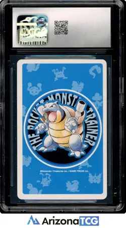 Pokemon 1998 Horsea No.116 5 of Hearts Playing Cards Blue Deck Japanese CGC 9 - Image 2