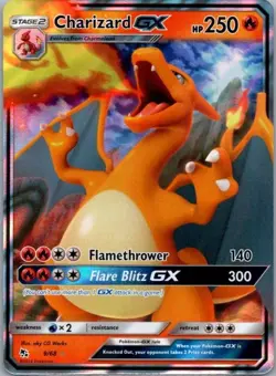 Pokemon Card Charizard GX 9/68 Hidden Fates - Near Mint - Image 1