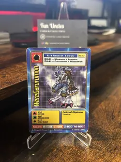 Digimon 1999 WereGarurumon St-47 1st Edition Trading Card - Image 1