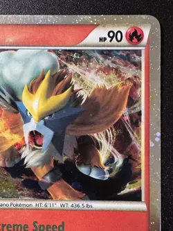 Entei SL3 Call of Legends COL Pokemon Card Holo Foil Secret Rare LP - Image 4