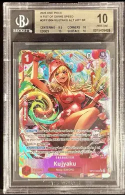 One Piece Graded Card Lot: Nami, Kujyaku, Stussy - Image 2