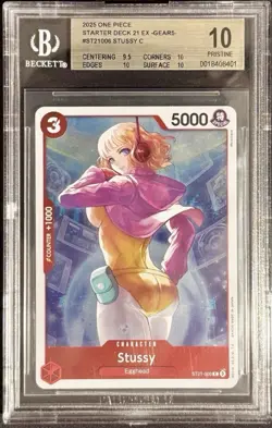 One Piece Graded Card Lot: Nami, Kujyaku, Stussy - Image 3