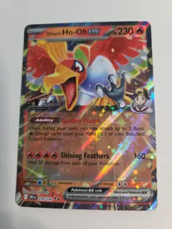 Pokemon TCG Ethan's Ho-Oh ex 039/182 2025 Destined Rivals Double Rare Card - NM - Image 1